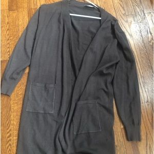 Flying Tomato Long Cardigan w/Pockets